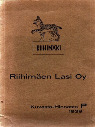 Item #6687 Riihimäen Lasi Oy : Kuvasto-hinnasto P