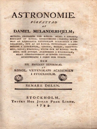Astronomie : Senare delen