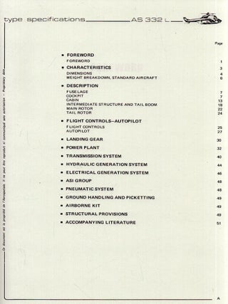 SuperPuma AS 332 L Type Specification