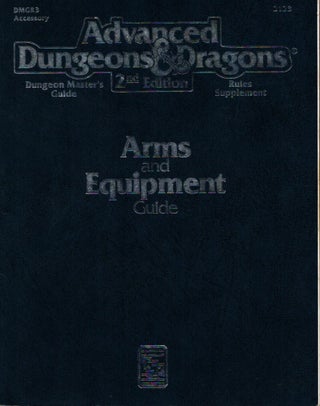 Item #678 Arms and Equipment Guide : Advanced Dungeons & Dragons 2nd Edition : Dungeon Master's...