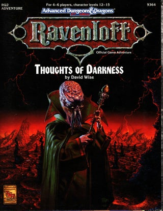 Item #691 Thoughts of Darkness : Ravenloft : Advanced Dungeons & Dragons - Module RQ2. David Wise