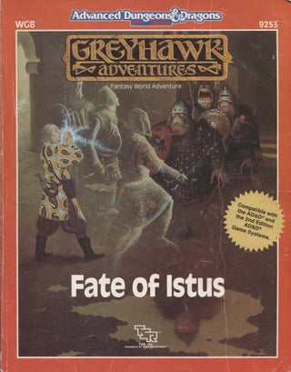 Item #694 Fate of Istus - Advanced Dungeons & Dragons 2nd Ed Greyhawk Adventure