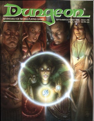 Item #706 Dungeon Magazine : Adventures for TSR Role-Playing Games : September/October 1995 :...