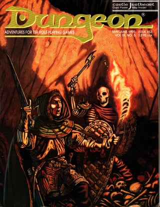 Item #707 Dungeon Magazine : Adventures for TSR Role-Playing Games : May/June 1995 : Issue #53 :...