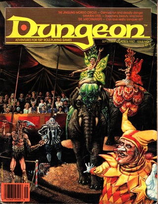Item #710 Dungeon Magazine : Adventures for TSR Role-Playing Games : September/October 1987 :...