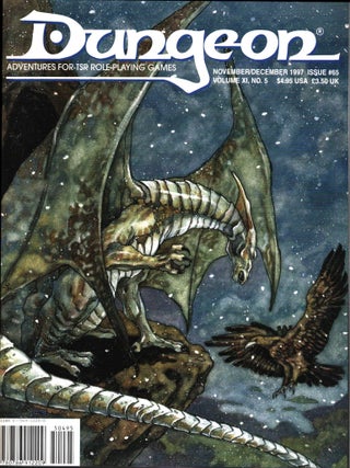 Item #713 Dungeon Magazine : Adventures for TSR Role-Playing Games : November/December 1997 :...