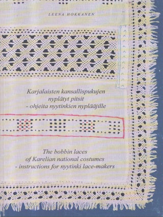 Item #7207 Karjalaisten kansallispukujen nypl&auml;tyt pitsit : ohjeita nyytinkien nypl&auml;&auml;jille =...