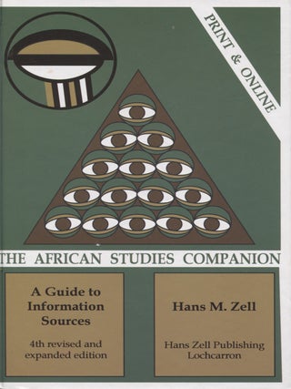 Item #7405 The African Studies Companion : A Guide to Information Sources. Hans M. Zell