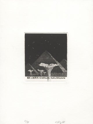 Item #7462 Ex Libris Nikolas Naumann : Portfolio : Signed. Esa Riippa