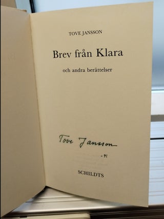 Brev från Klara och andra berättelser : First Edition : Signed