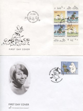 Set of 9 Tove Jansson First Day Covers (FDC)