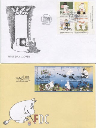 Set of 9 Tove Jansson First Day Covers (FDC)