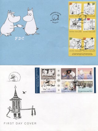 Set of 9 Tove Jansson First Day Covers (FDC)