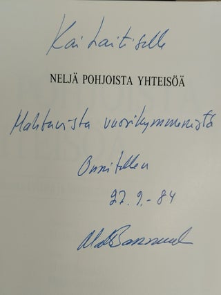 Neljä pohjoista yhteisöä : Kuvaraportti kolmesta kylästä ja Suomen mustalaisista - Signed - Finnish Photography