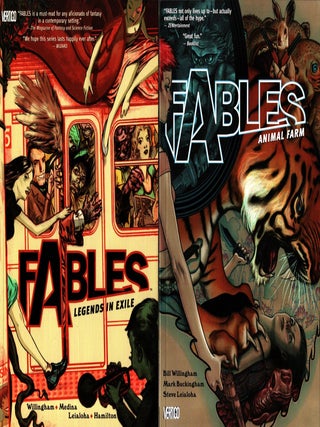 Item #804 Lot of five Fables trade paperbacks, #1-3, #10, #15. Bill Willingham - Mark Buckingham...