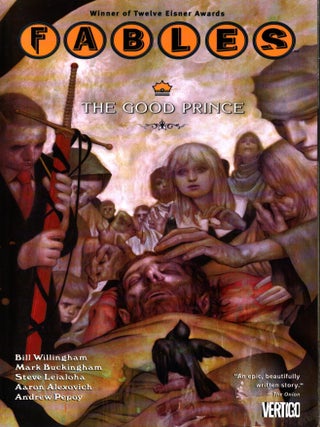 Lot of five Fables trade paperbacks, #1-3, #10, #15