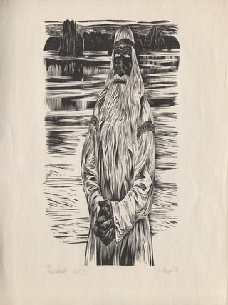 Kalevala Portfolio : 16 Russian-Finnish Illustrations + Signed Plate