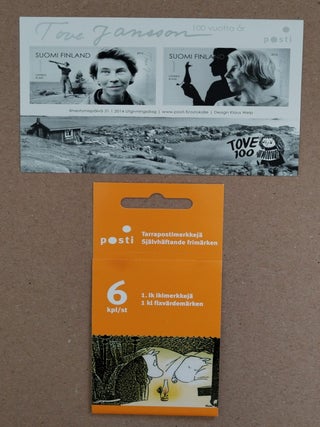 Item #8105 Mixed Tove Jansson and Moomin Stamp Set : 8 Pieces. Tove Jansson