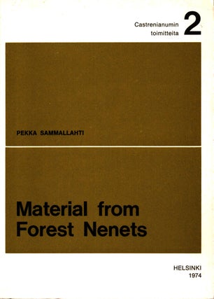 Item #811 Material from Forest Nenets : Castrenianumin toimitteita 2. Pekka Sammallahti