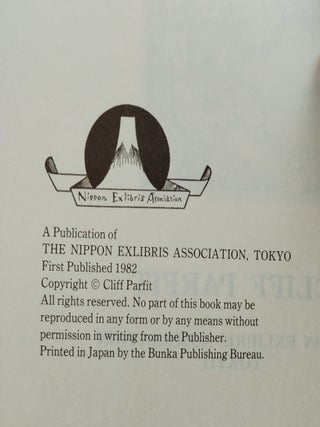 Exlibris Japan : An Introductory Handbook to the Bookplates of Japan : Signed : With Parfit's own bookplate