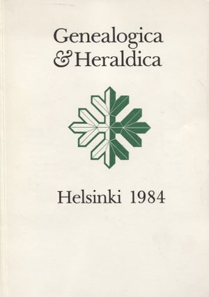 Item #8154 Genealogica & Heraldica : Report of the 16th International Congress of...