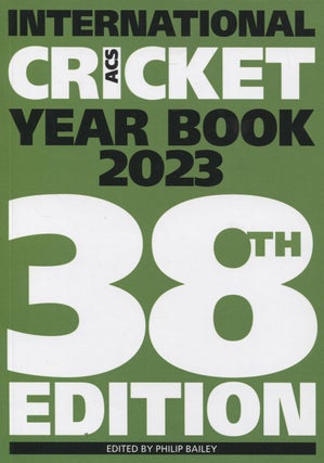 Item #8264 ACS International Cricket Year Book 2023. Philip Bailey
