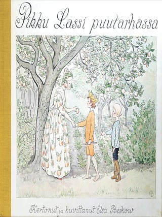 Item #8393 Pikku Lassi puutarhassa - Swedish Classic in Finnish. Elsa Beskow