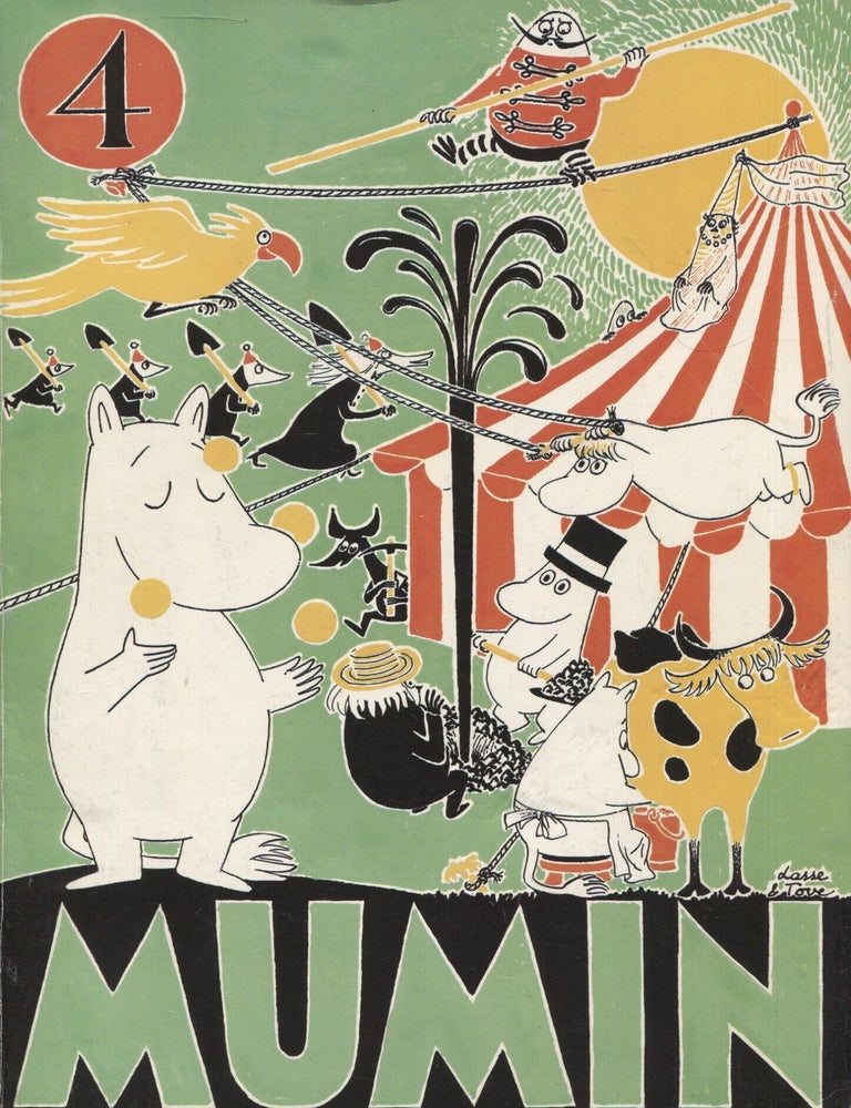 Item #8432 Mumin 4 - First Swedish Edition. Tove Jansson, Lars Jansson.