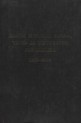 Item #8511 Eestis ilmunud saksa-, vene- ja muukeelne perioodika 1675-1940 = Deutsch-, russisch-...