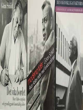 Item #8517 Alvar Aalto : Det vita bordet : Moderna tider : Den m&auml;nskliga faktorn - 3 Book Set....