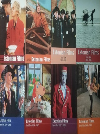 Item #8566 Estonian Films 1999-2009: Catalogues / Yearbooks - Lot of 8 Books. Estonian Film...