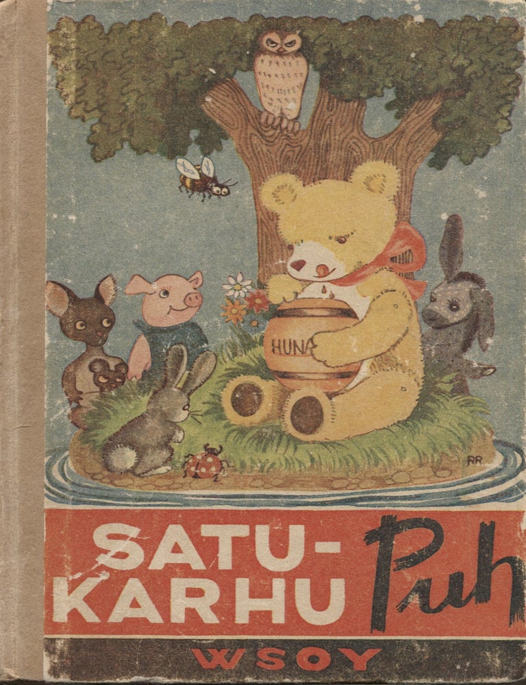 Item #8619 Satukarhu Puh - Rare Finnish 2nd Edition. A. A. Milne.