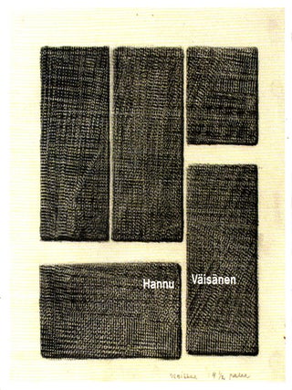 Item #911 Hannu Väisänen : Vanikalle piirrettyä = Drawn on Crispbread. Hannu...